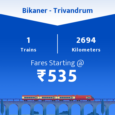 Bikaner To Trivandrum Trains
